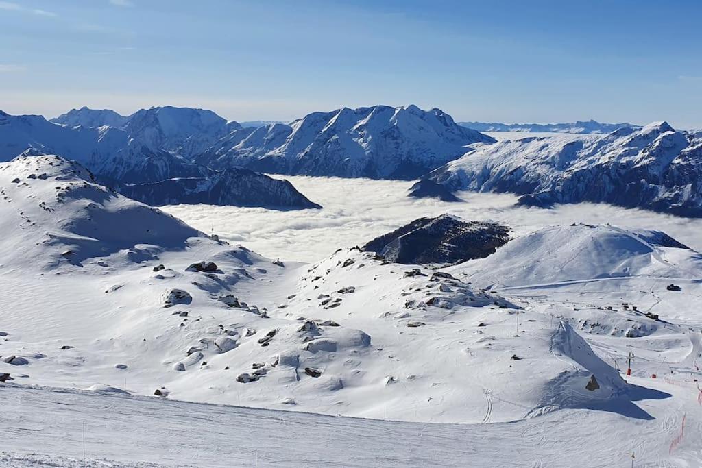 *Nouveau* Pied Des Pistes * Piscine Ext. Chauffee* Alpe d'Huez Bagian luar foto